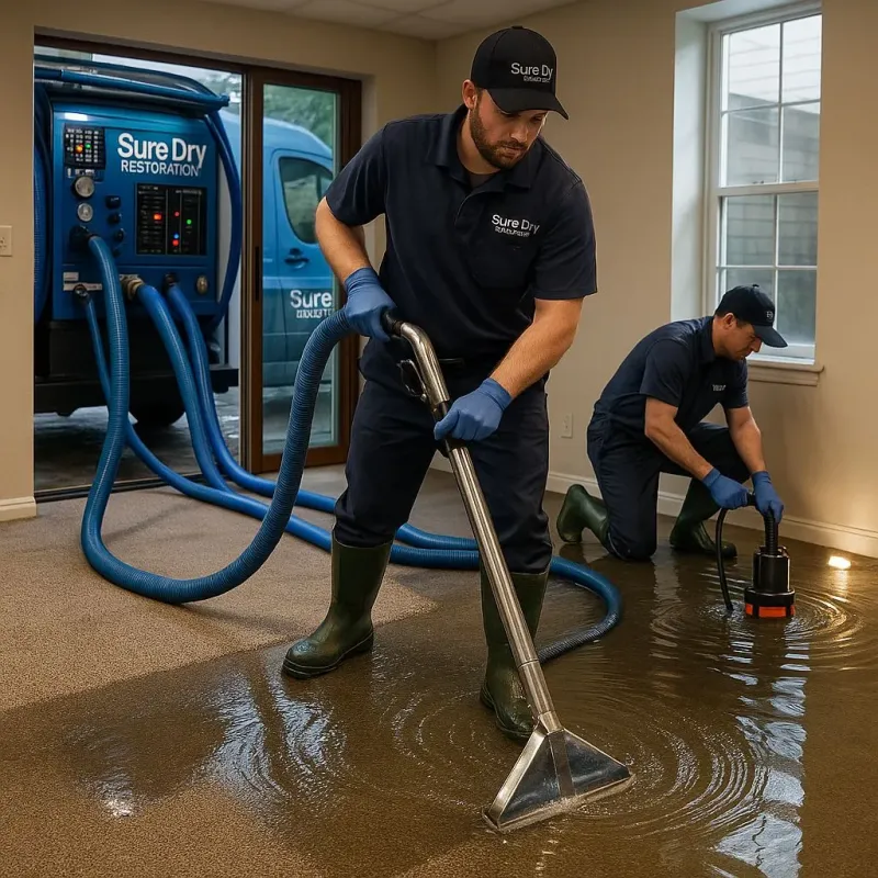 Water Extraction and Removal process in Tiburones, PR